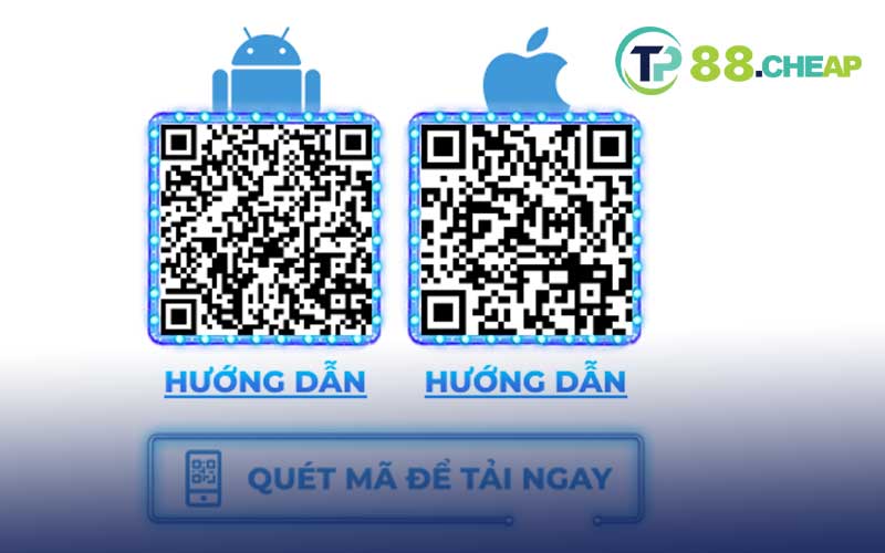 quét mã để tải app Tp88