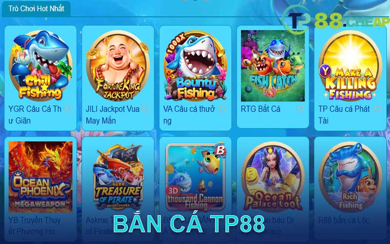 sảnh bắn cá tp88